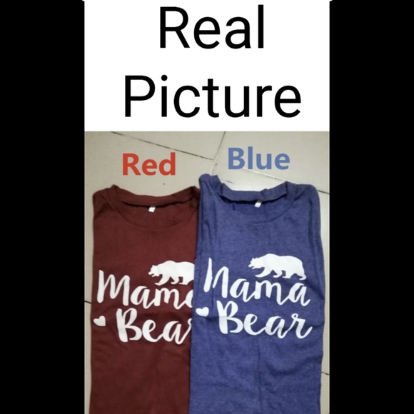 NEW Women's Long Sleeve Shirt Mama Bear - Picture 3 of 5